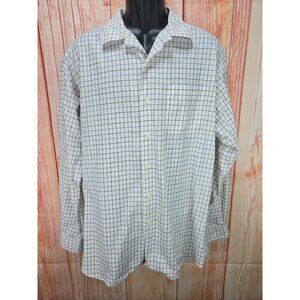 Polo Ralph Lauren Mens Bonnard L/S Shirt Size Large Checkered 100% Cotton